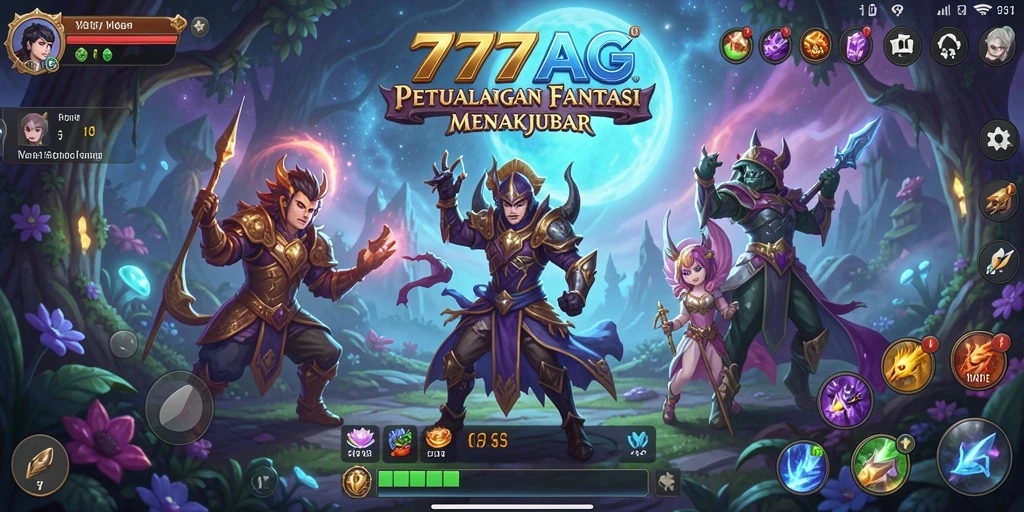 Tampilan screenshot dari gameplay RPG yang menakjubkan di 777AG.