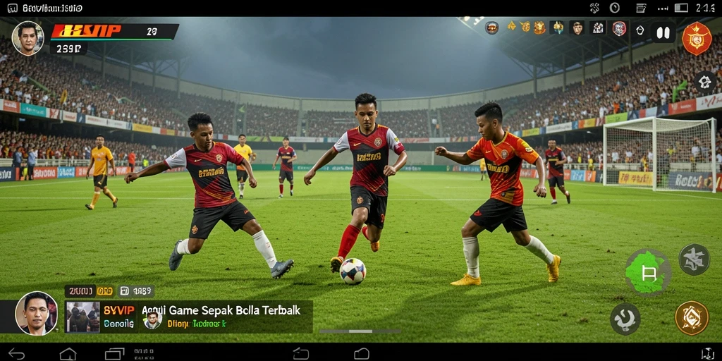 Screenshot utama 8SVIP menampilkan gameplay sepak bola yang seru.