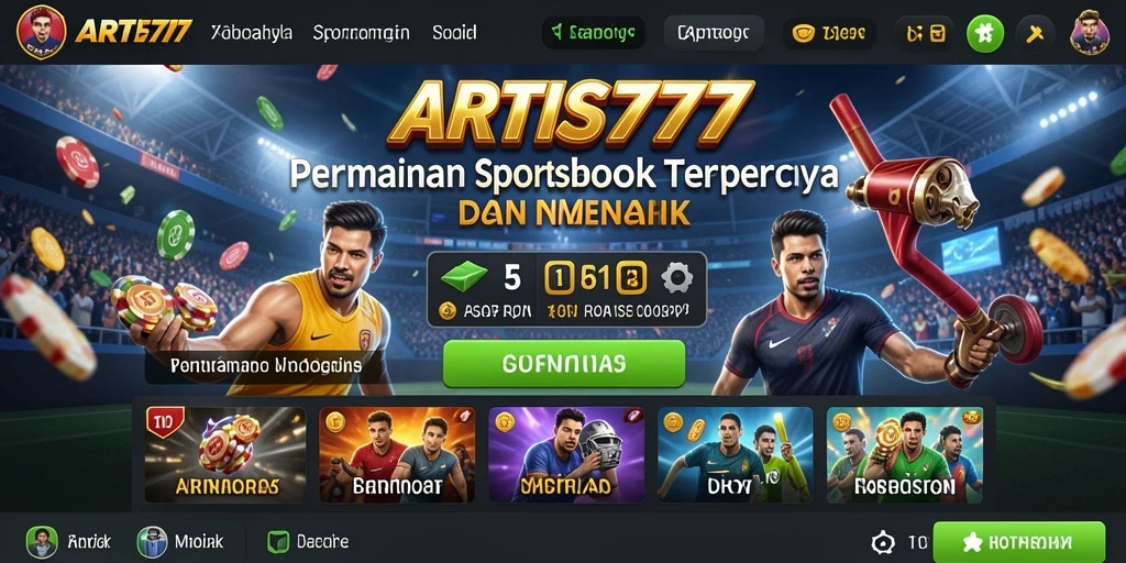 Tampilan gameplay menarik dari aplikasi SPORTSBOOK ARTIS777.