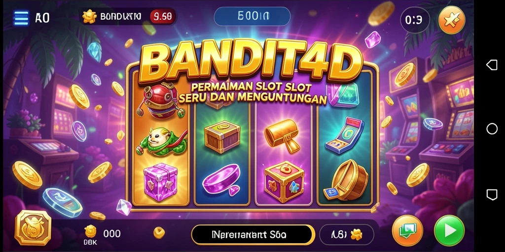 Tampilan gameplay seru di BANDIT4D dengan berbagai tema menarik.
