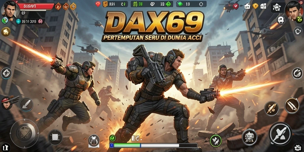 Tampilan gameplay seru DAX69 yang penuh aksi dan tantangan.
