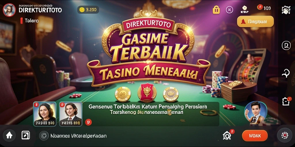 Tampilan gameplay menarik dan seru dari DIREKTURTOTO.