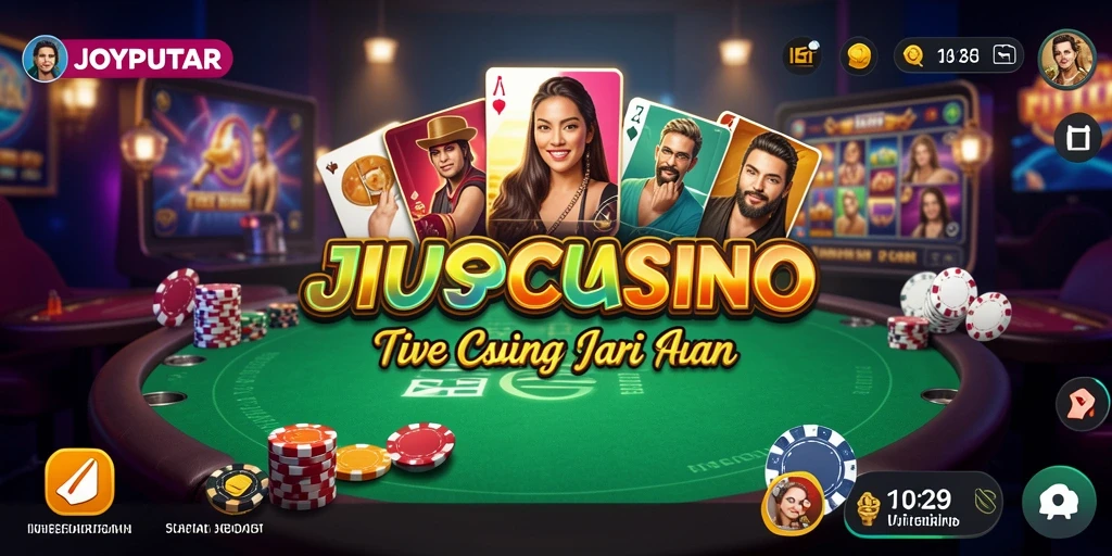 Tampilan gameplay Live Casino yang seru dan interaktif.