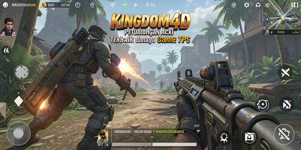Tampilan gameplay KINGDOM4D yang penuh aksi dan strategi.