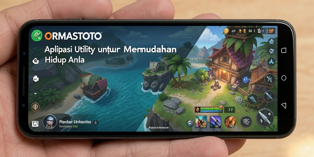 Tampilan antarmuka pengguna ORMASTOTO yang menarik dan informatif.