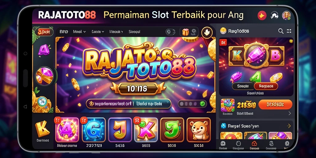 Tampilan gameplay aktif dalam RAJATOTO88 dengan simbol menarik.