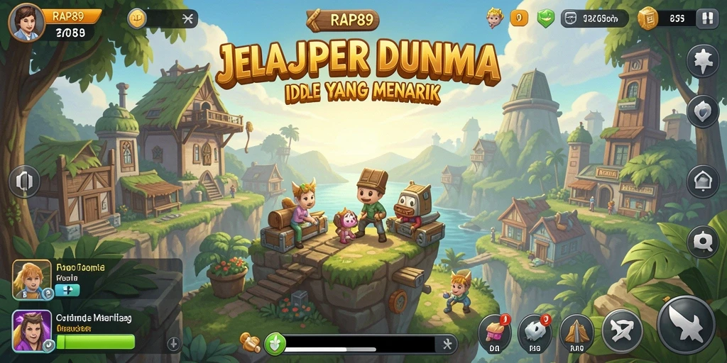 Screenshot gameplay <strong>RAP89</strong> menampilkan aksi seru dalam game Idle.