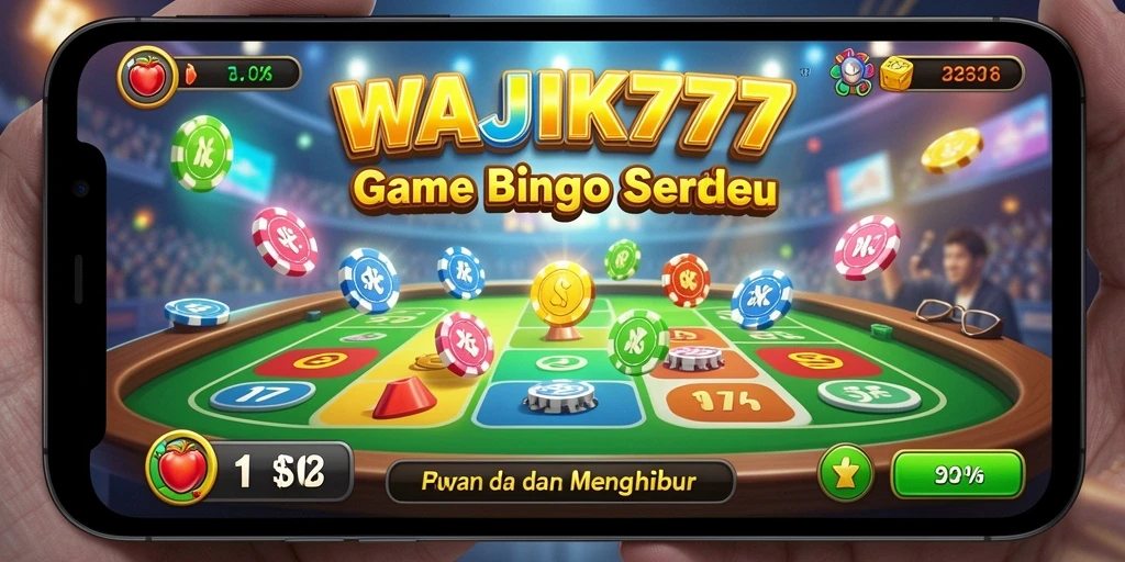 Tampilan screenshot utama dari gameplay Bingo WAJIK777.